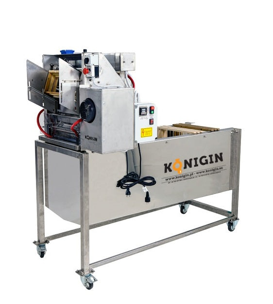 FG-A-1,5 automatic uncapping machine with fixed 1,5m tank for Langstroth frames